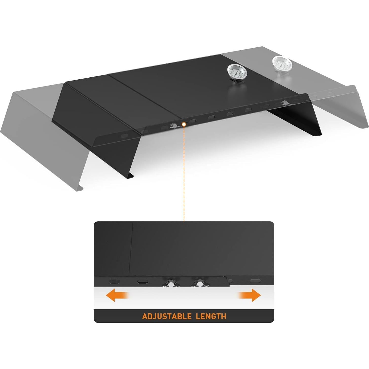 Kit Horno de Pizza Skyflame Ajustable 50.8-76.2 cm Metal