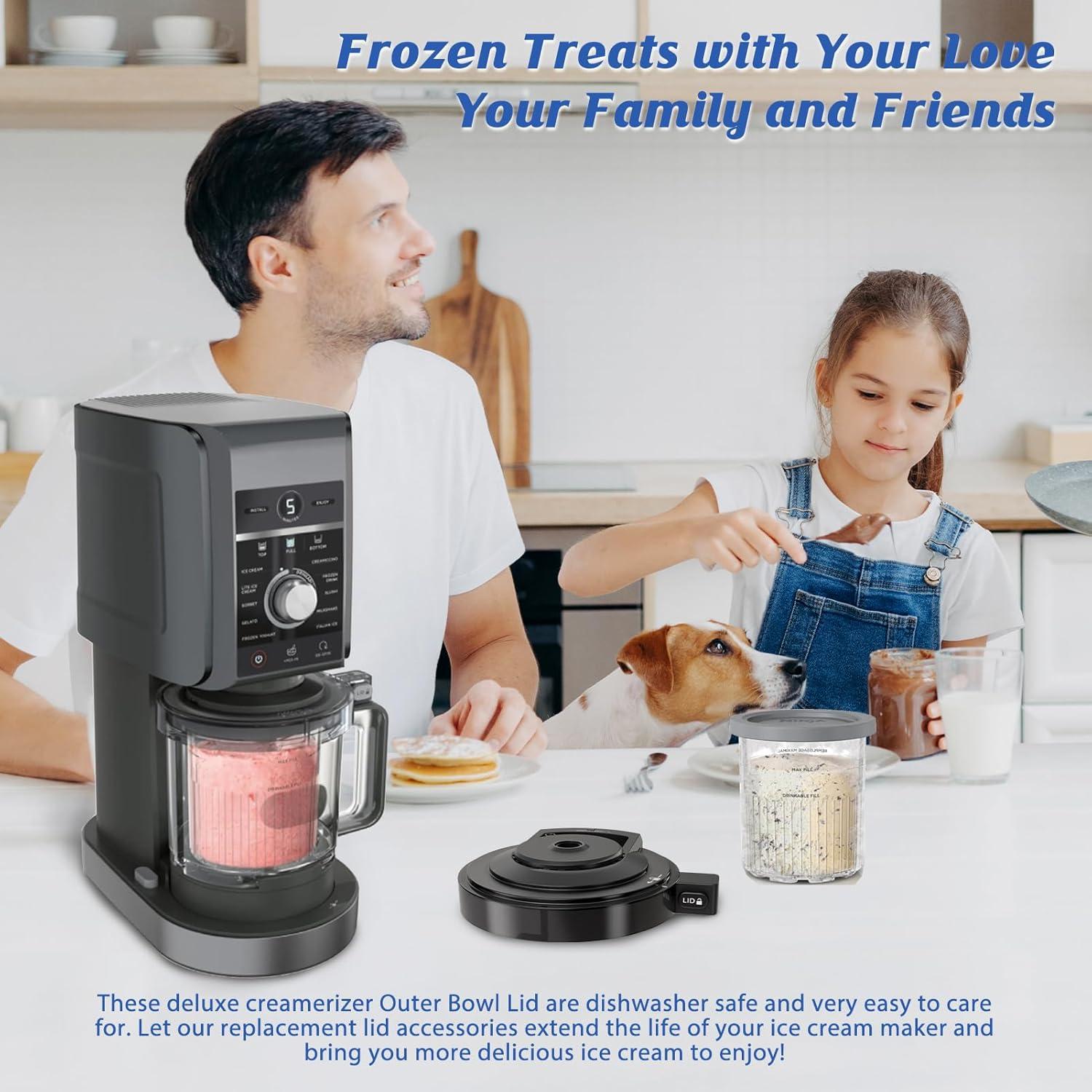 Tapa de Tazón Exterior Ninja NC500/NC501 - Policarbonato Apta Lavavajillas