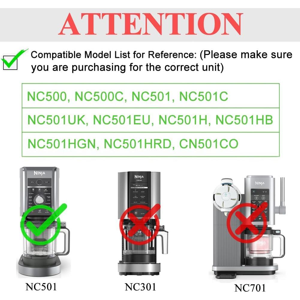 Tapa de Tazón Exterior Deluxe AUMUA para Ninja Creami NC500 NC501