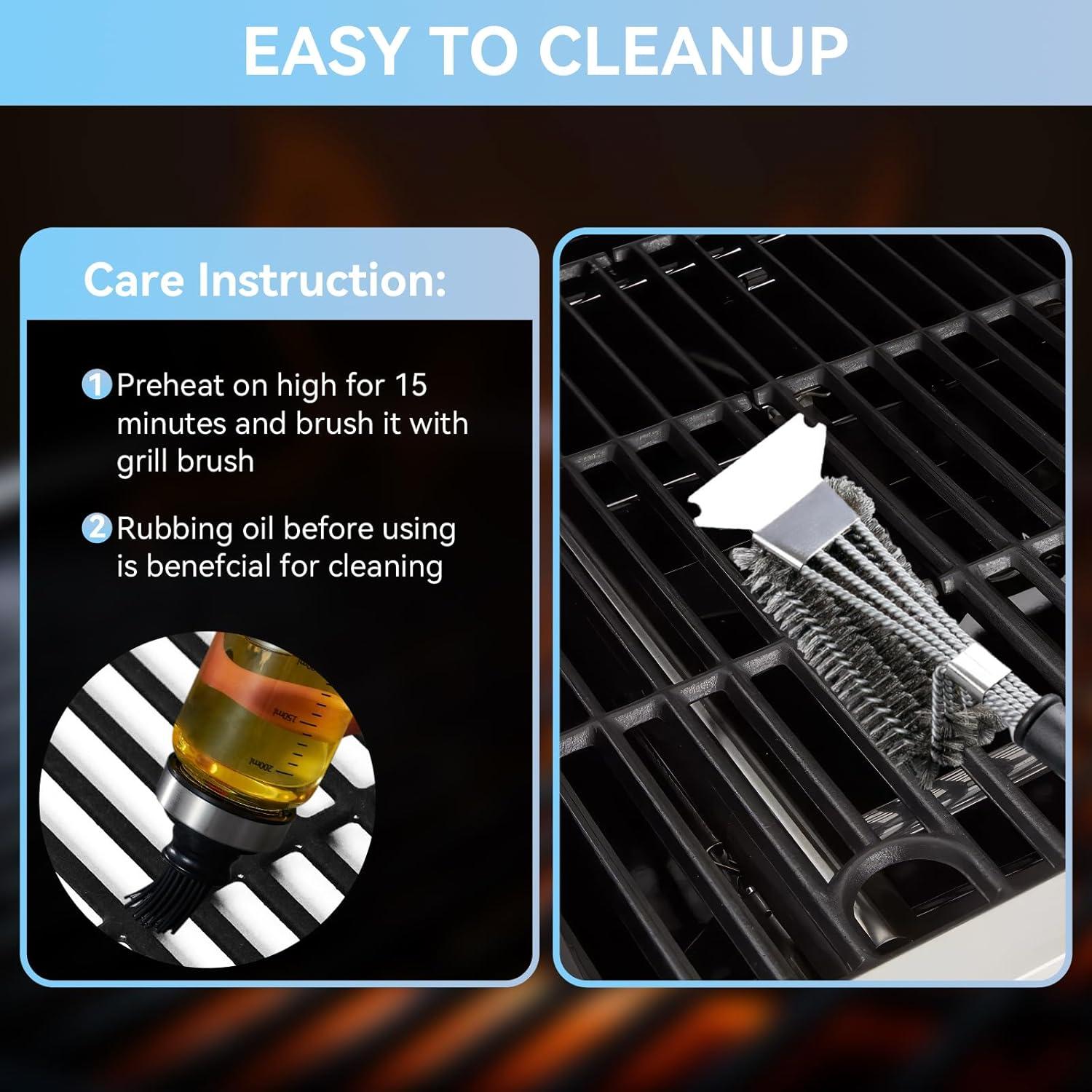 Rejillas de Parrilla Weber 7637 para Spirit 200 Series - 2 Piezas