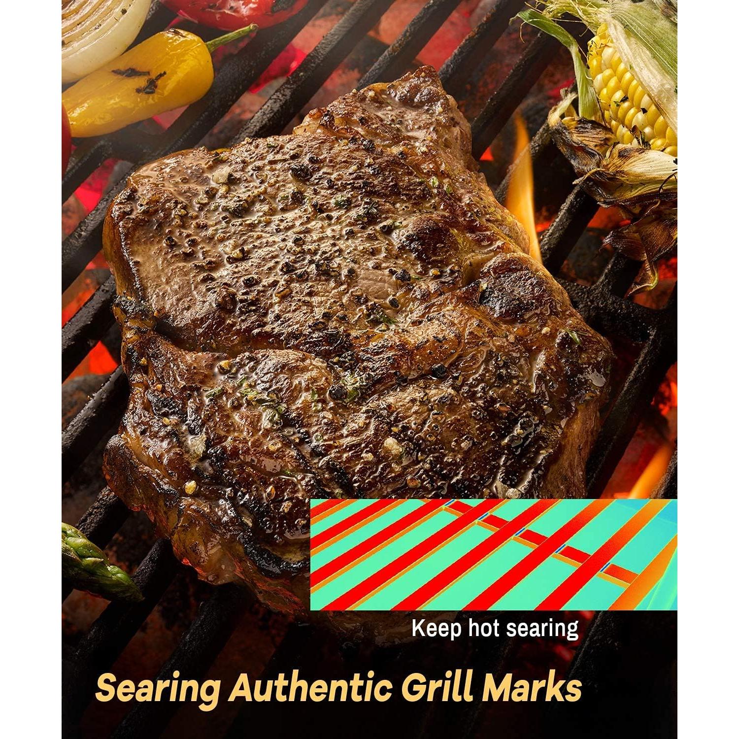 Rejillas de Parrilla X Home 7637 para Weber Spirit E/S-210, 2 Piezas