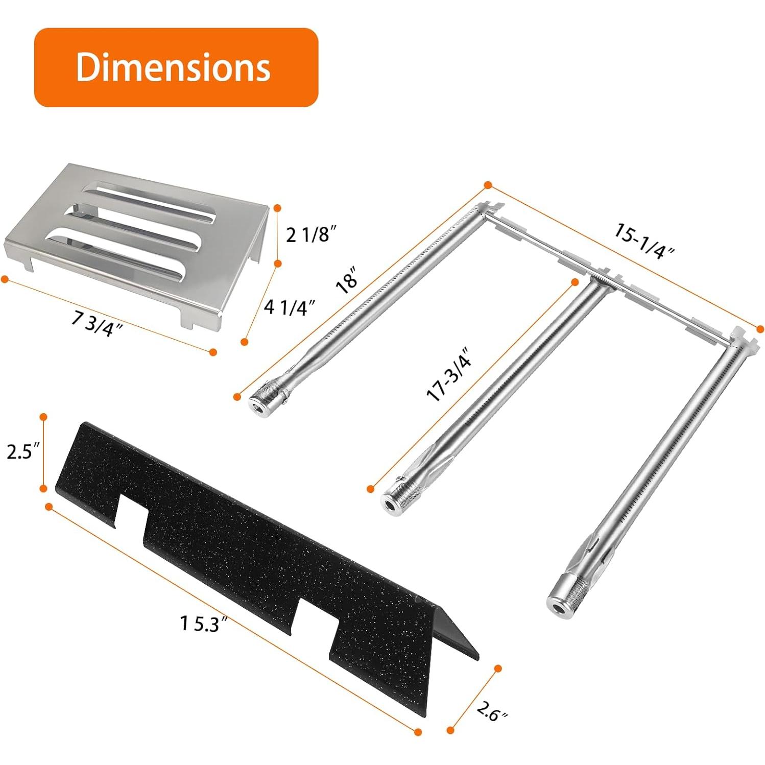 Piezas de Parrilla Weber Spirit II 300 Series 2017+ - 3 quemadores