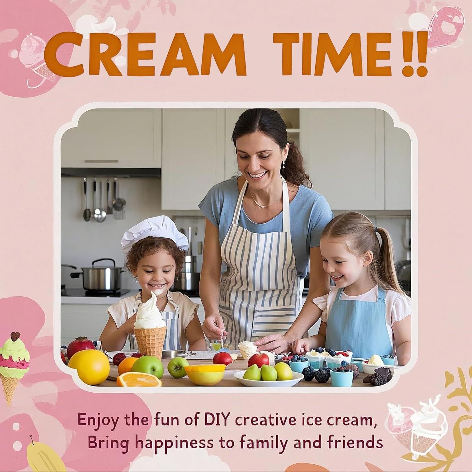 Paquete de 4 Contenedores Ninja Creami Deluxe 24 OZ con Tapas