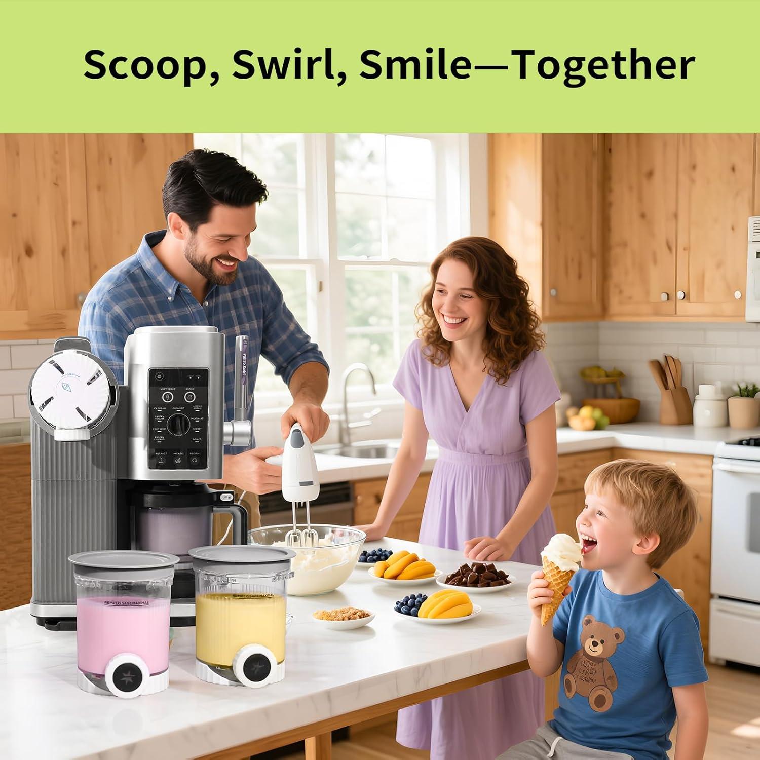 Contenedores GoMaihe para Ninja Swirl NC700/701 - 2 Pintas 473ml