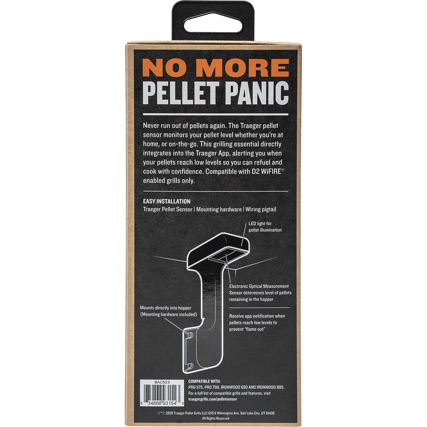 Sensor de Pellet Eléctrico Traeger BAC523 para Parrillas