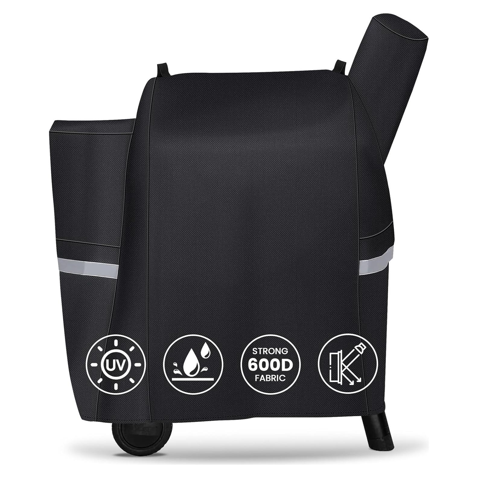 Cubierta de Parrilla QuliMetal 600D para Traeger Pro 22/575