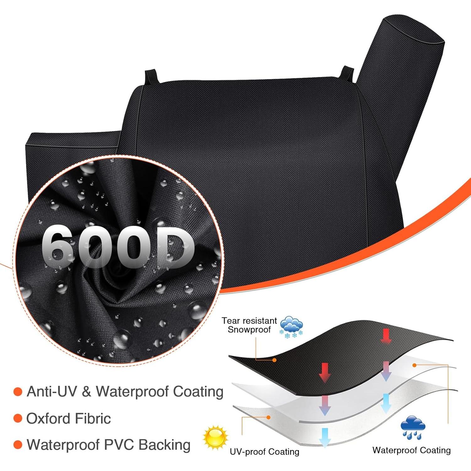 Cubierta de Parrilla QuliMetal 600D para Traeger Pro 22/575