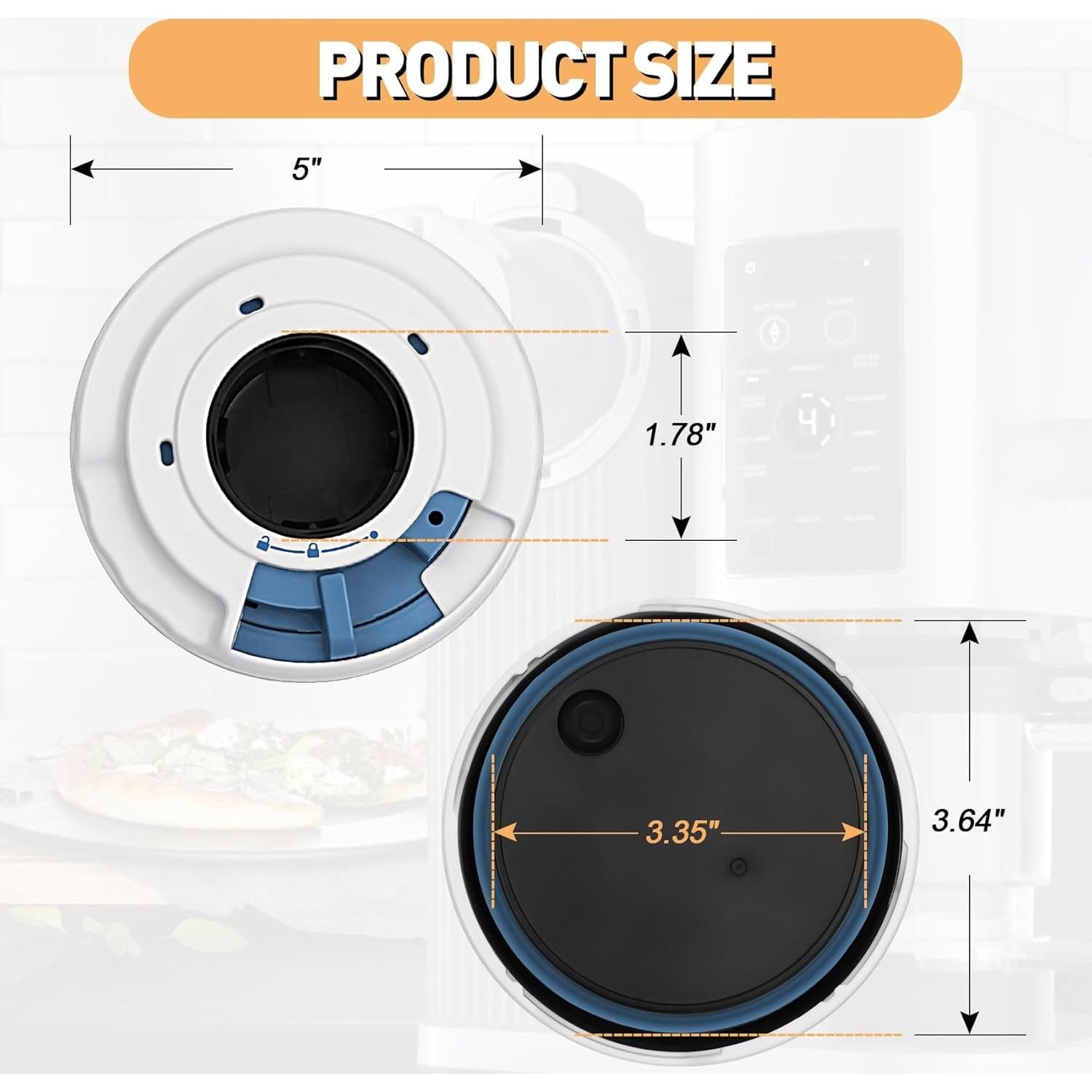 Tapa de dispensador Ninja Swirl Soft Serve - Repuesto Wksaesi
