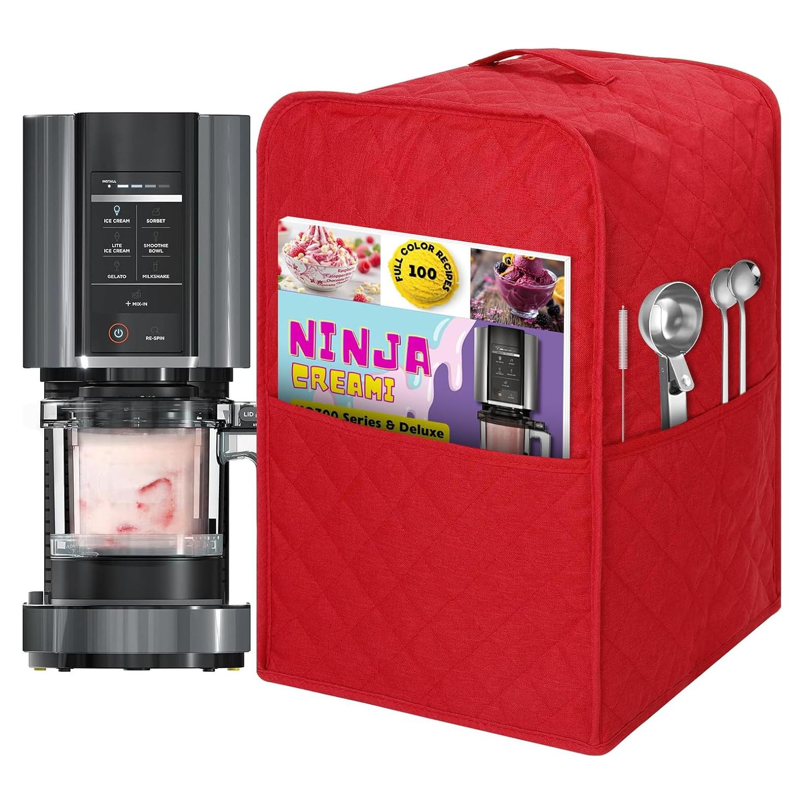 Cubierta de Polvo Ninja para Máquina de Helados Rojo
