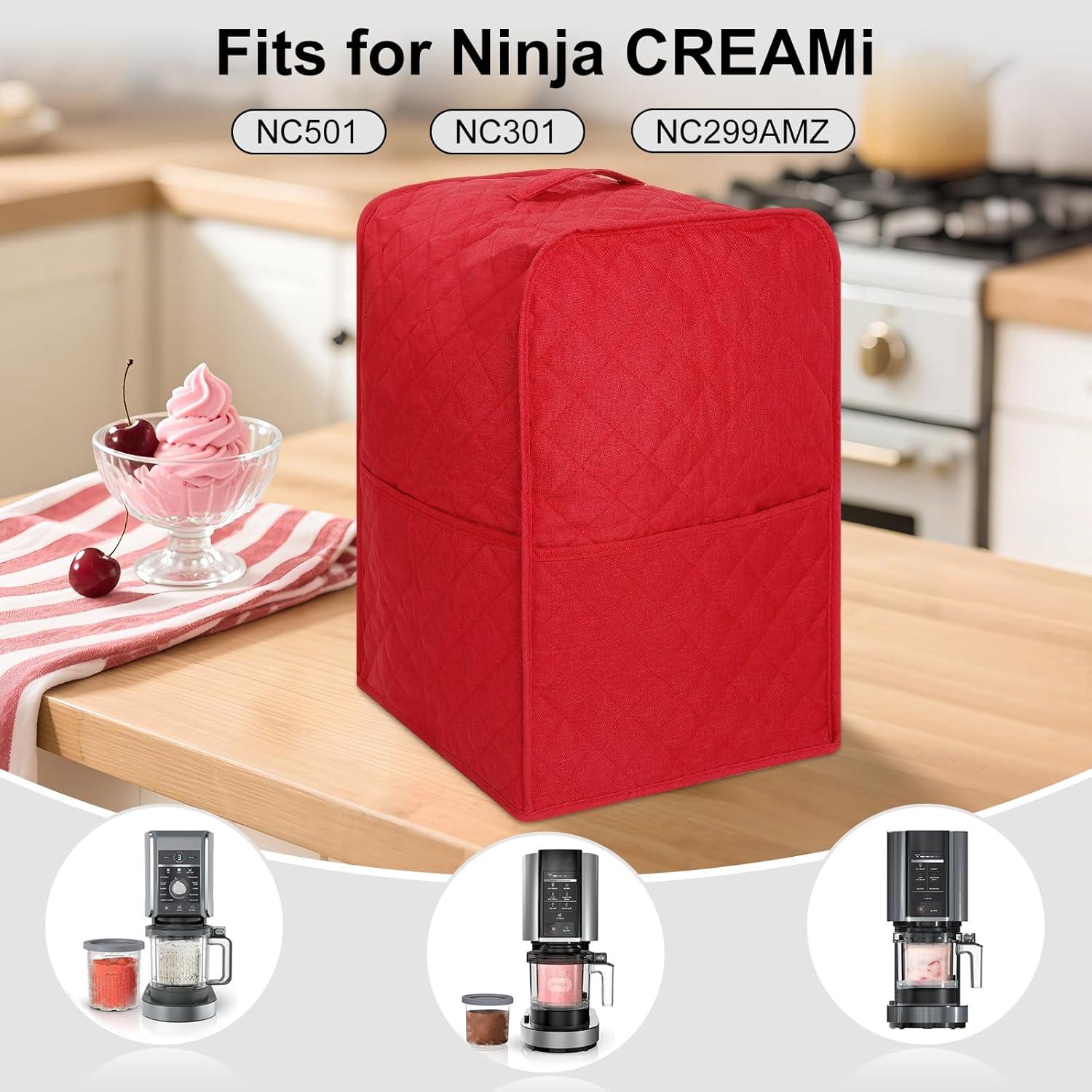 Cubierta de Polvo Ninja para Máquina de Helados Rojo