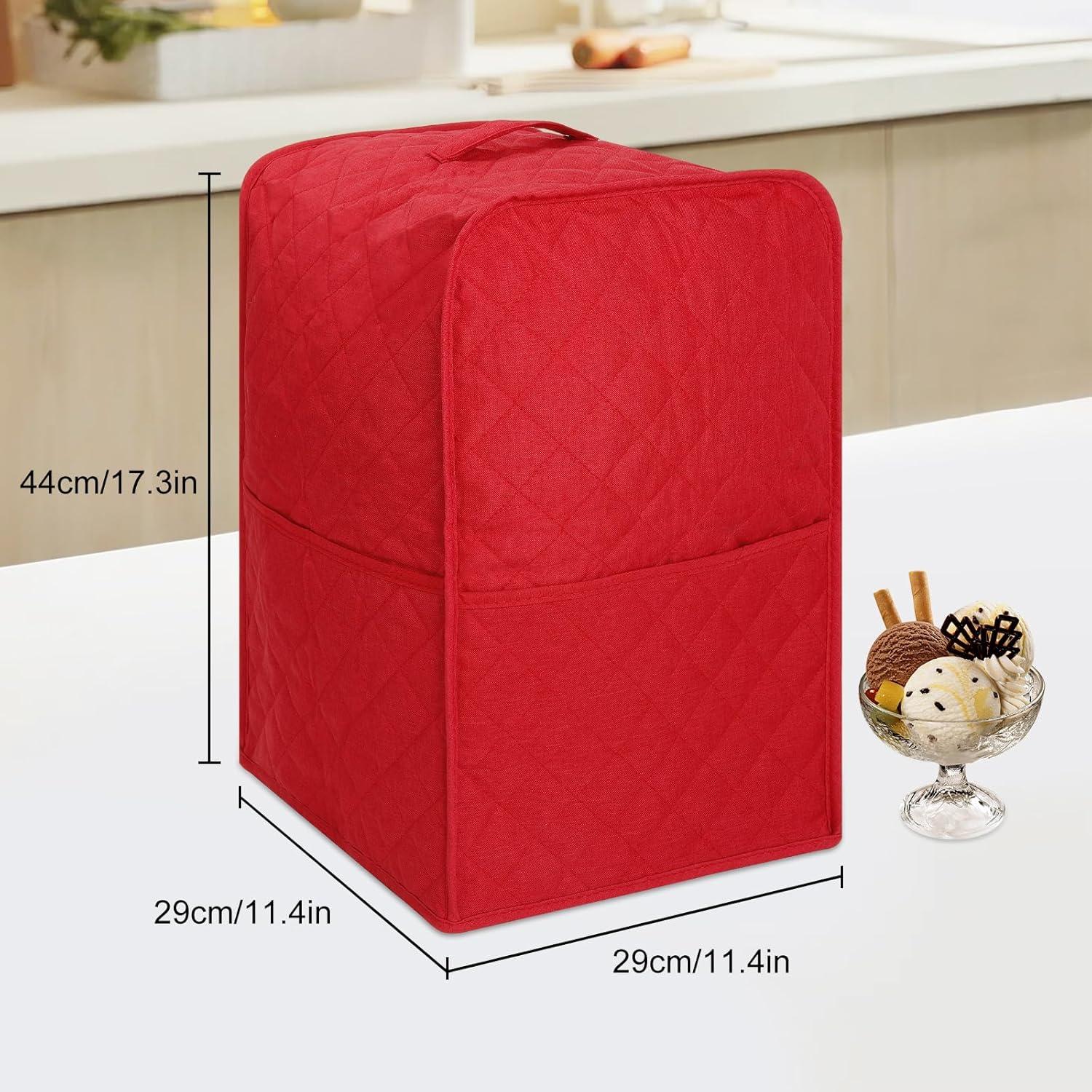 Cubierta de Polvo Ninja para Máquina de Helados Rojo