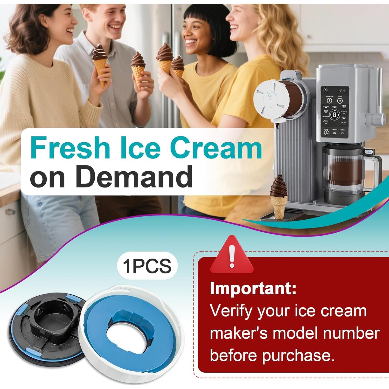 Tapa de dispensación Ninja Swirl Creami NC700 - Repuesto 10g