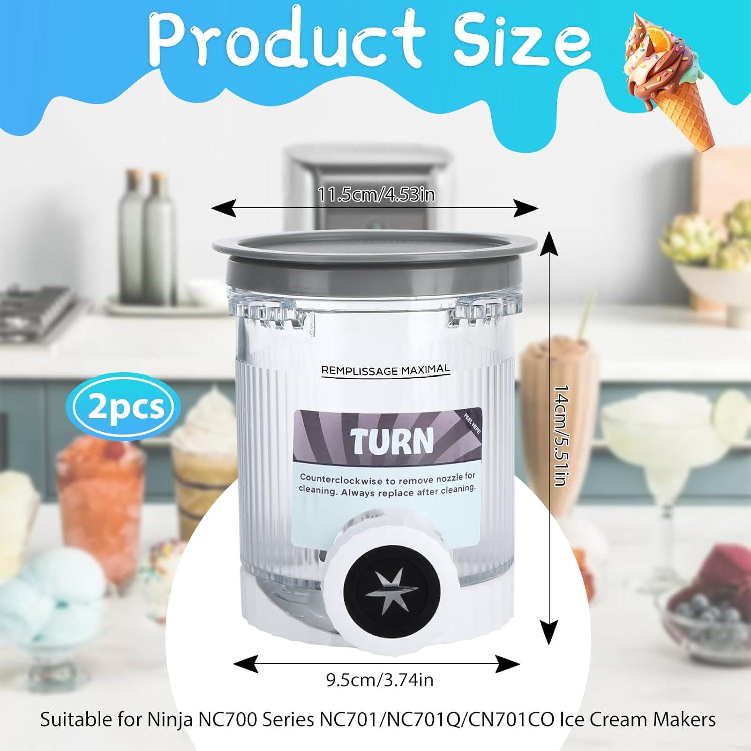 Paquete de 2 Recipientes de Pintura Ninja NC700 NC701