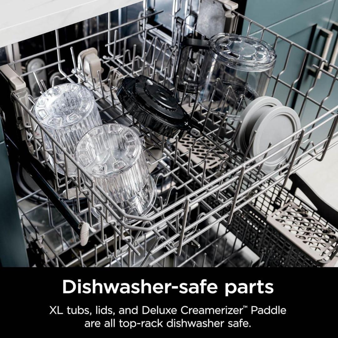 Ninja CREAMi Deluxe 11-en-1 Fabricante de Helados 0.68L Negro