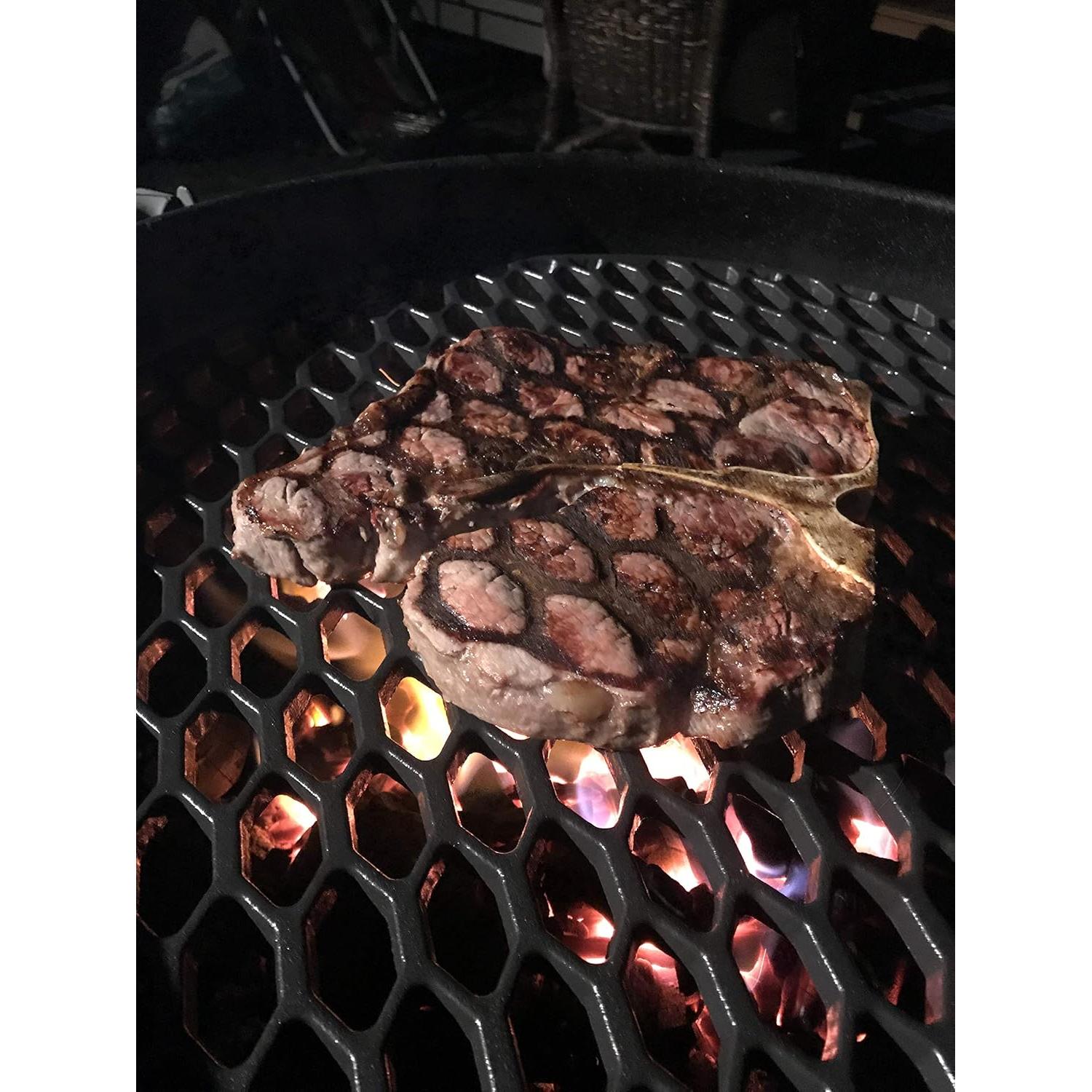 Rejilla de Hierro Fundido Aura para Parrilla Weber Kettle 22"