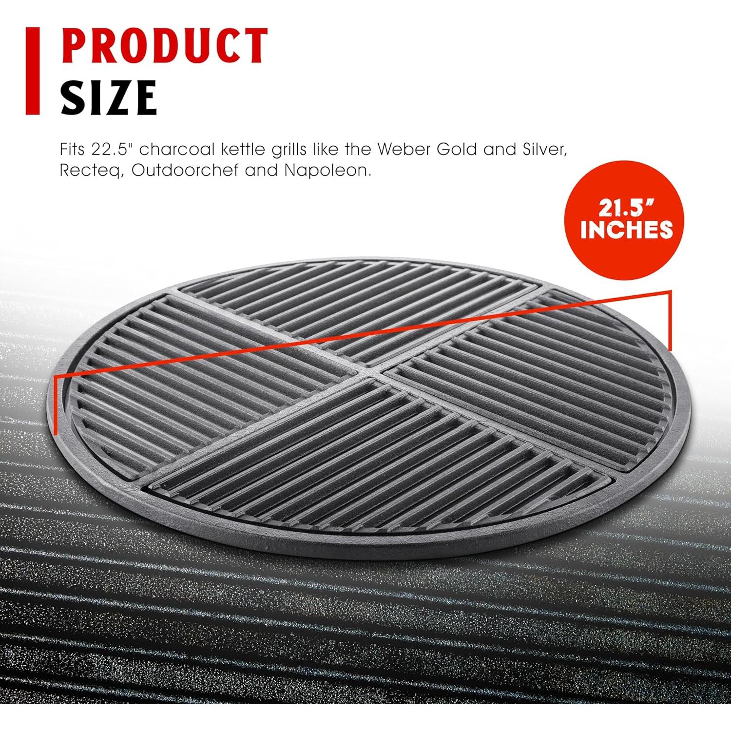 Rejilla Modular Hierro Fundido Craycort 54.3 cm Pre-Sazonada