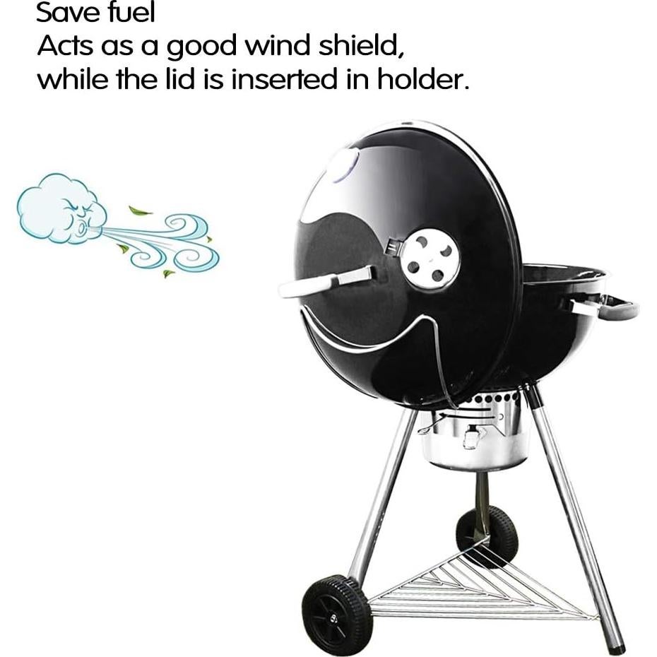 Soporte de Tapa Deslizante GRISUN para Parrilla Weber 18.5" y 22.5"