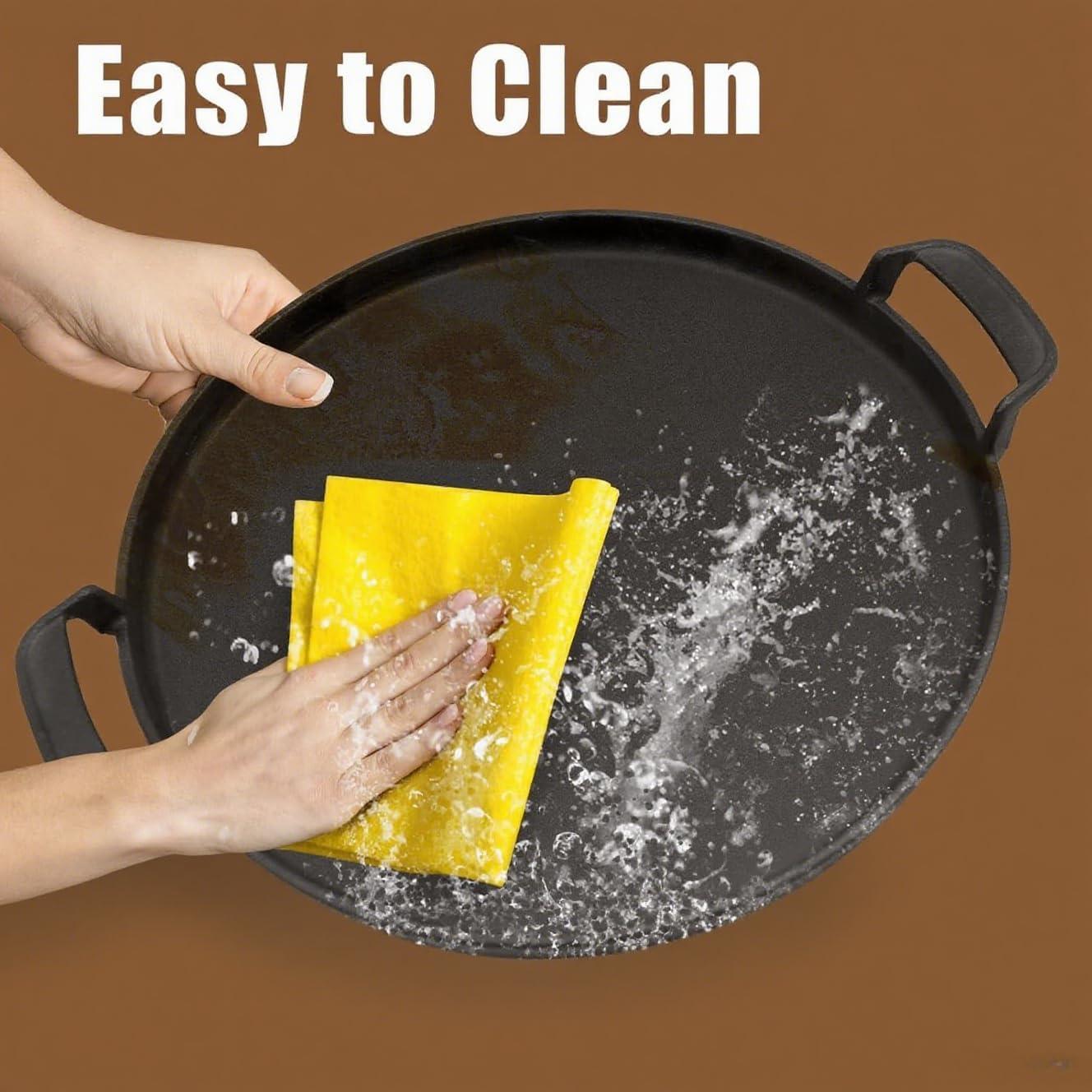 Plancha de Hierro Fundido QuliMetal para Parrillas Weber 37x30.5 cm