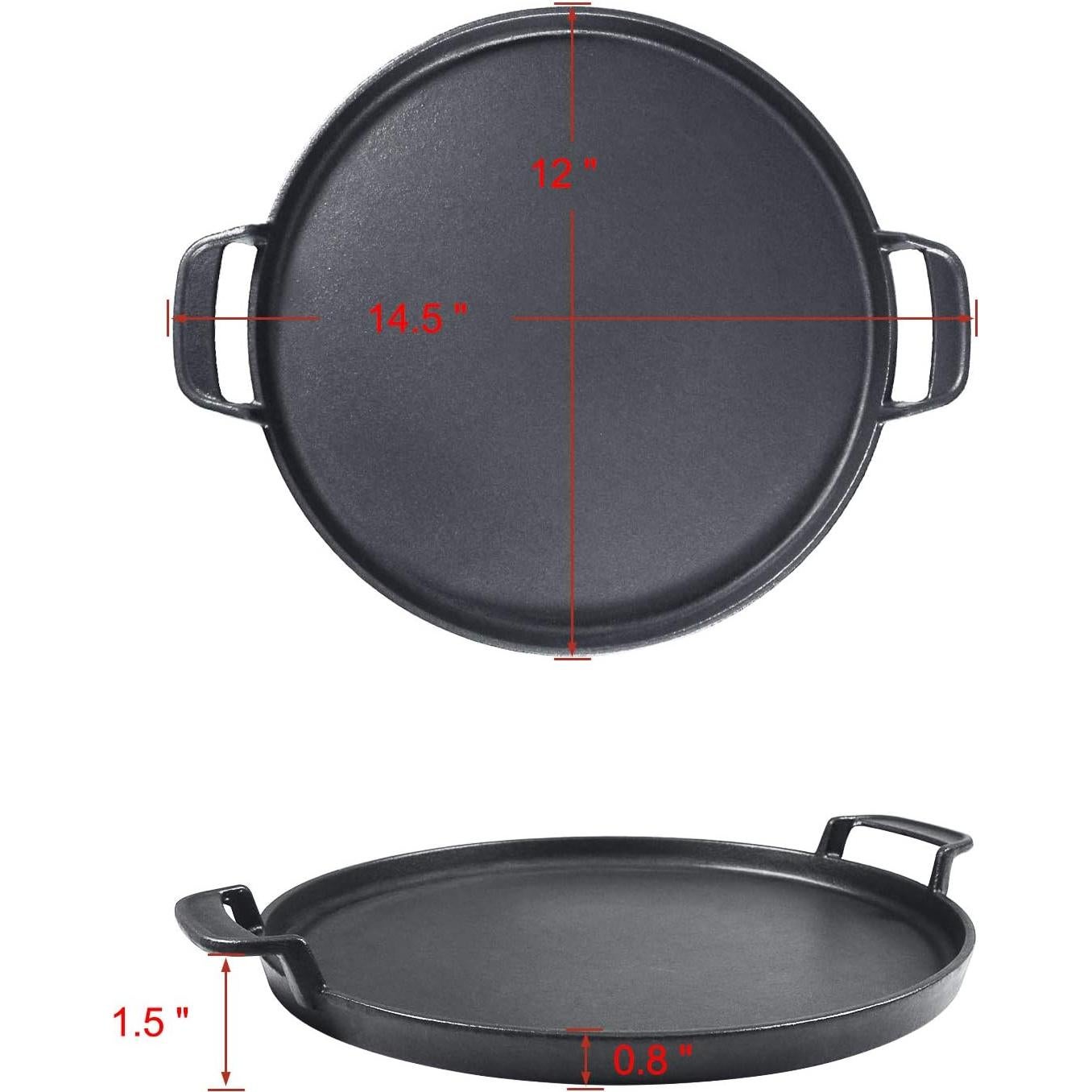 Plancha de Hierro Fundido Hisencn 7421 para Parrilla Weber 22.5"