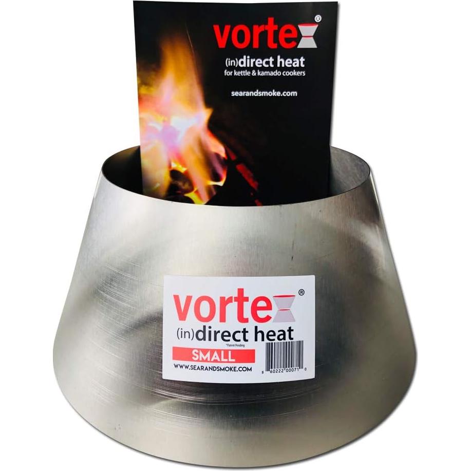 Vortex Accesorio Parrilla BBQ Carbón Acero Inoxidable 16.5 cm