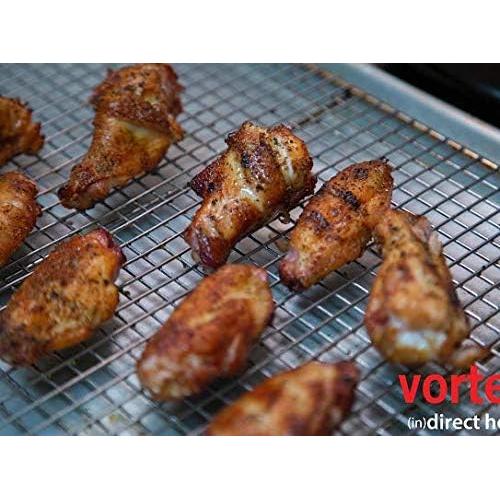 Vortex Accesorio Parrilla BBQ Carbón Acero Inoxidable 16.5 cm