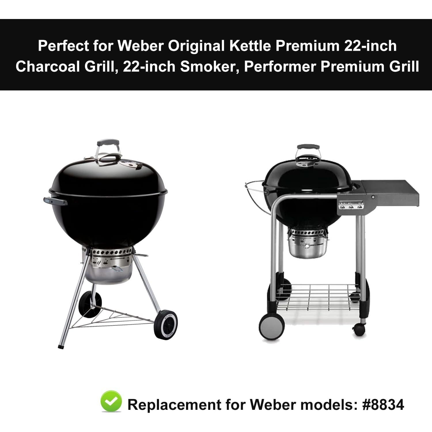 Plancha de Hierro Fundido BBQ 12" para Parrilla Weber 22.5"