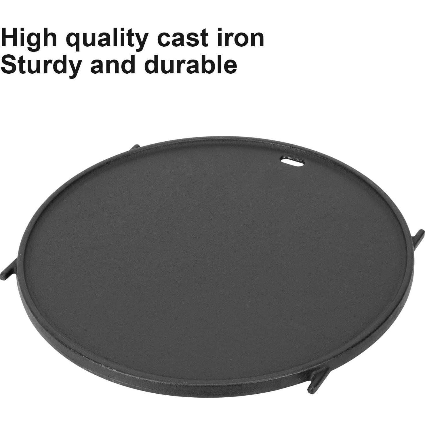 Plancha de Hierro Fundido BBQ 12" para Parrilla Weber 22.5"