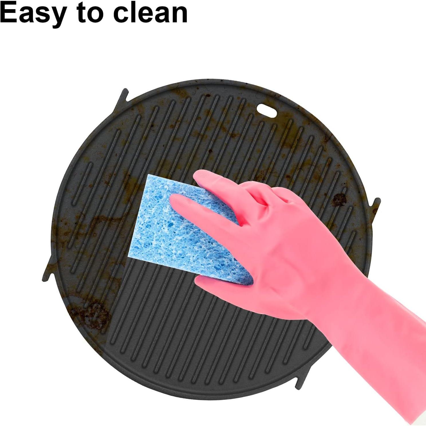 Plancha de Hierro Fundido BBQ 12" para Parrilla Weber 22.5"