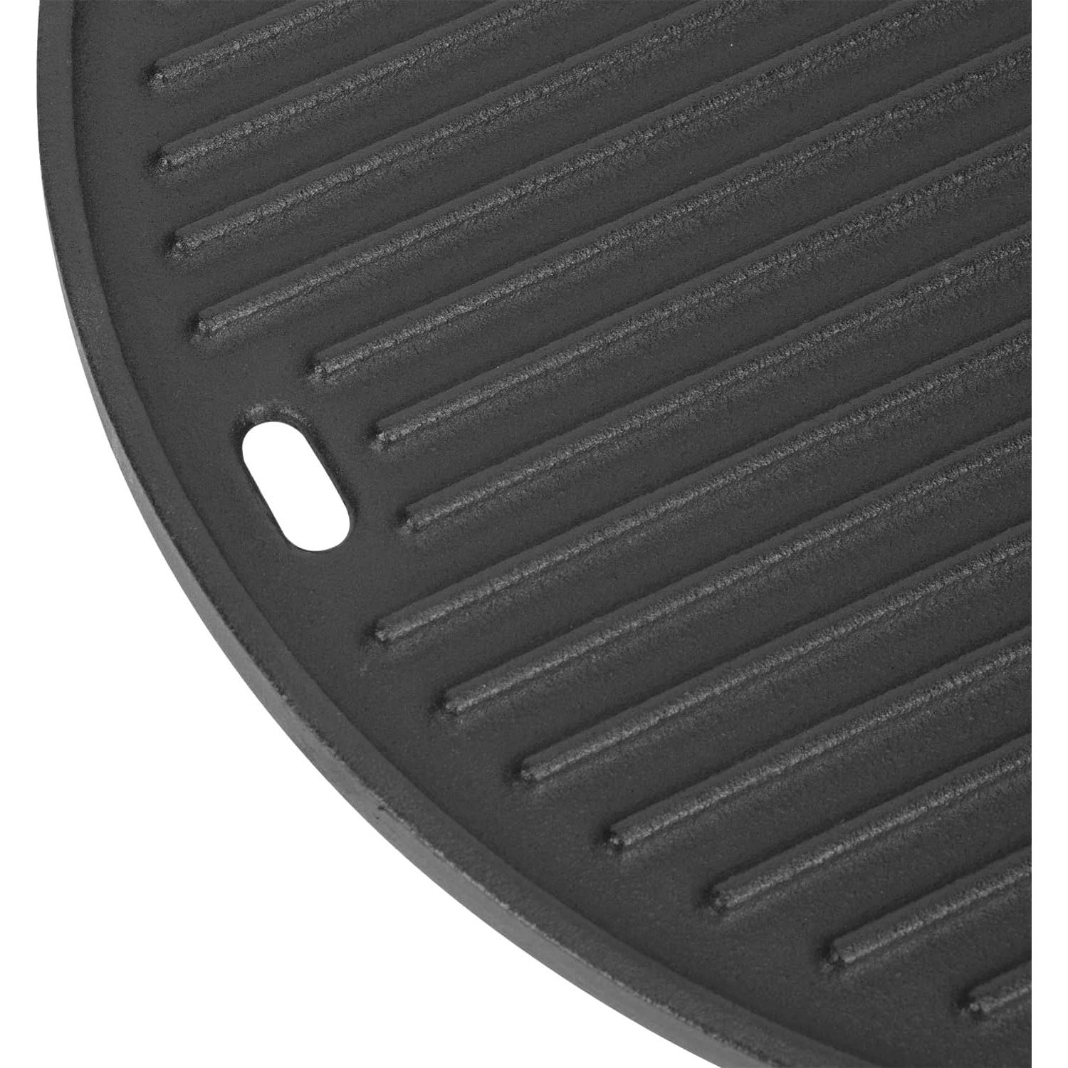 Plancha de Hierro Fundido BBQ 12" para Parrilla Weber 22.5"