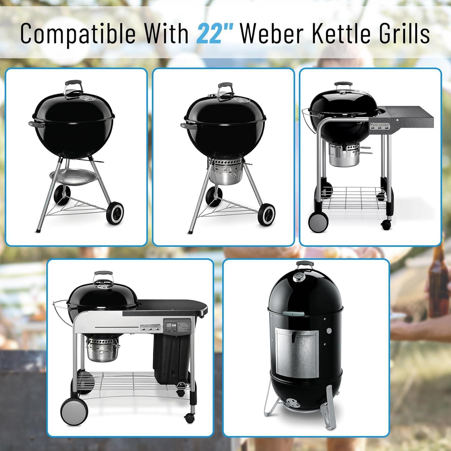 Controlador de Calor de Carbón Skyflame con Placa Deflectora 38.1 cm