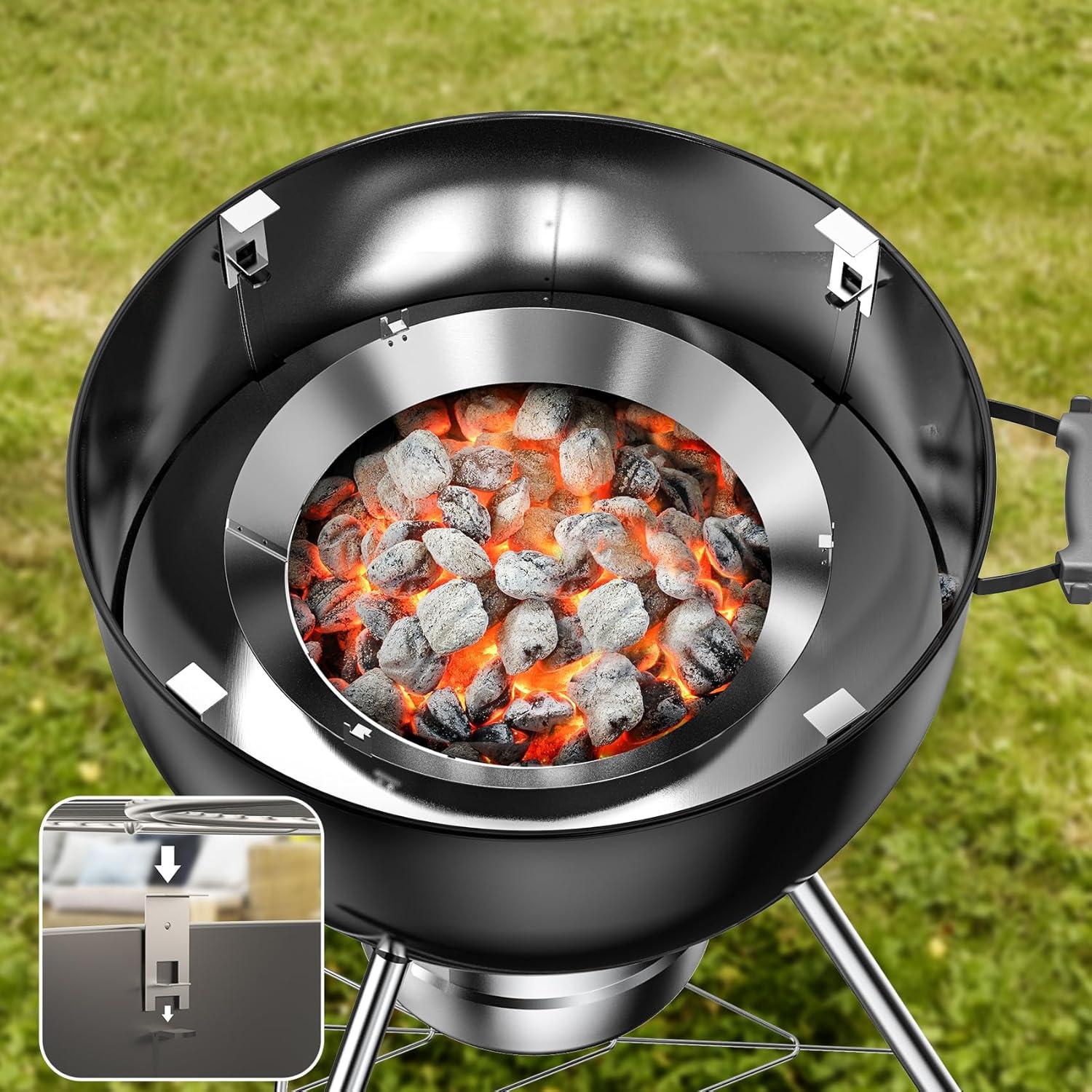 Controlador de Calor de Carbón Skyflame con Placa Deflectora 38.1 cm