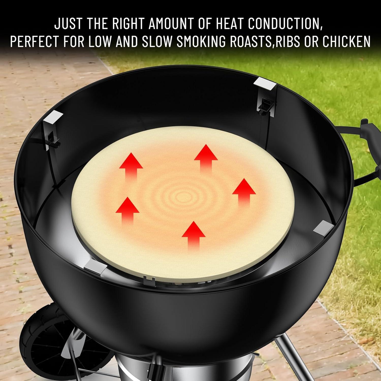 Controlador de Calor de Carbón Skyflame con Placa Deflectora 38.1 cm