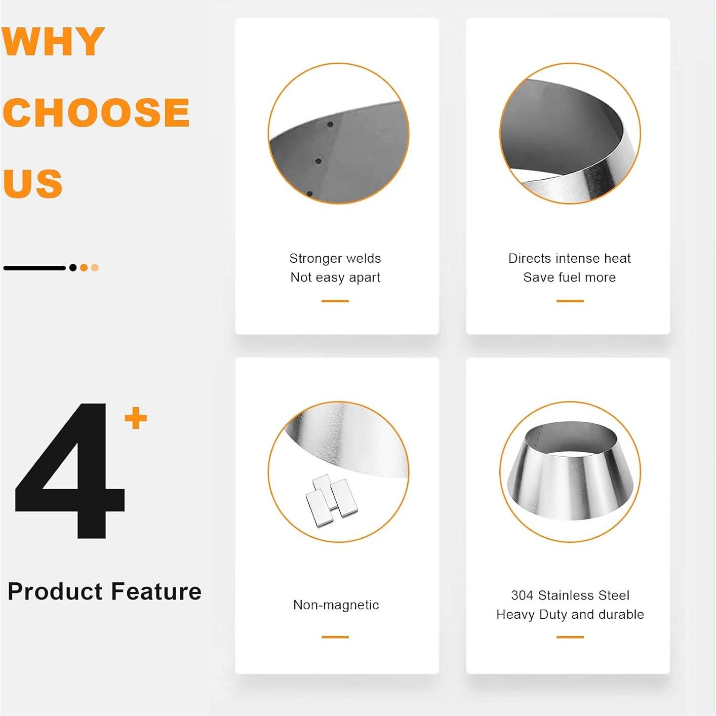 Accesorio BBQ Whirlpool GRISUN para Weber 22" Carbón Acero Inox