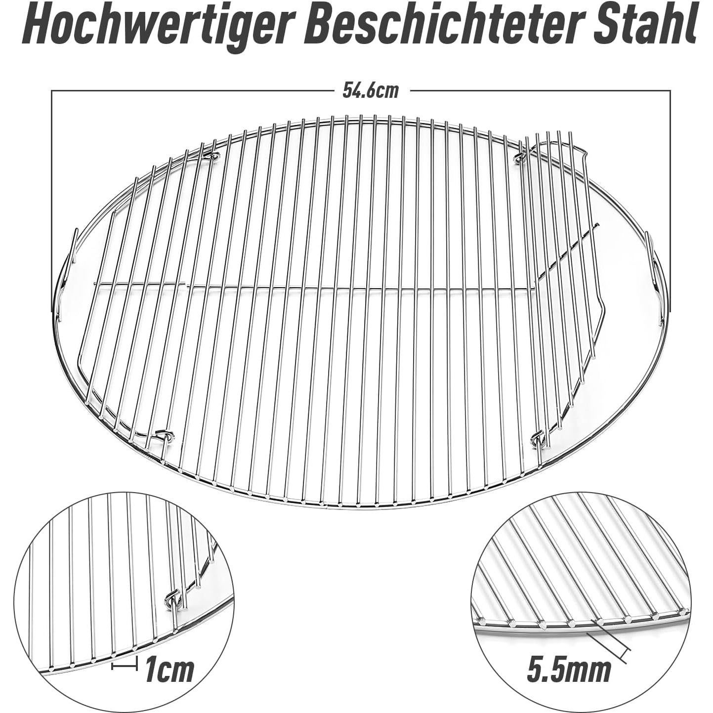 Rejilla de Cocina Plegable Weber 7436, 54.6 cm Acero Inoxidable