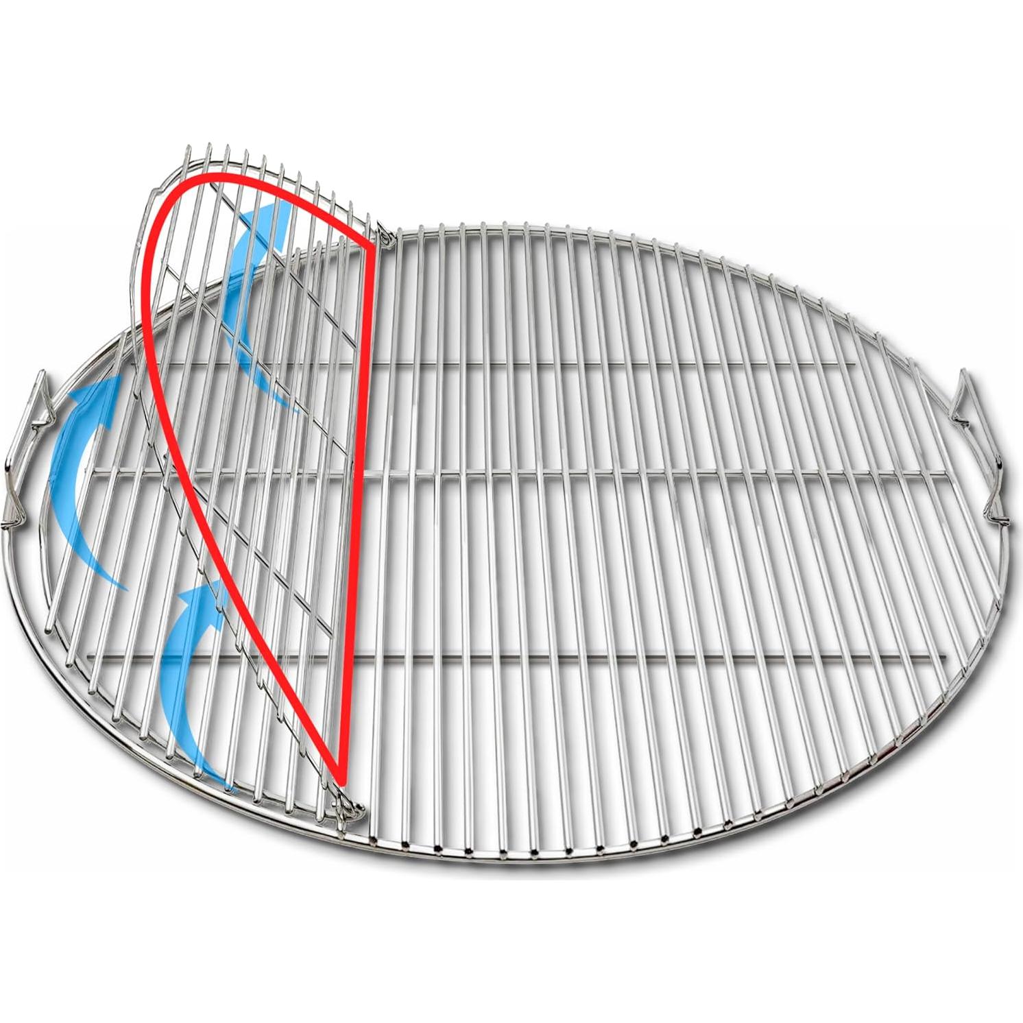 Rejilla de Cocción Slow 'N Sear 66 cm Acero Inoxidable EasySpin