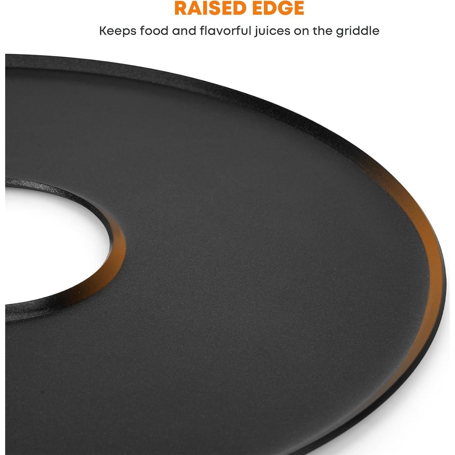 Plancha Redonda Stanbroil 22" para Parrilla Weber - Antiadherente