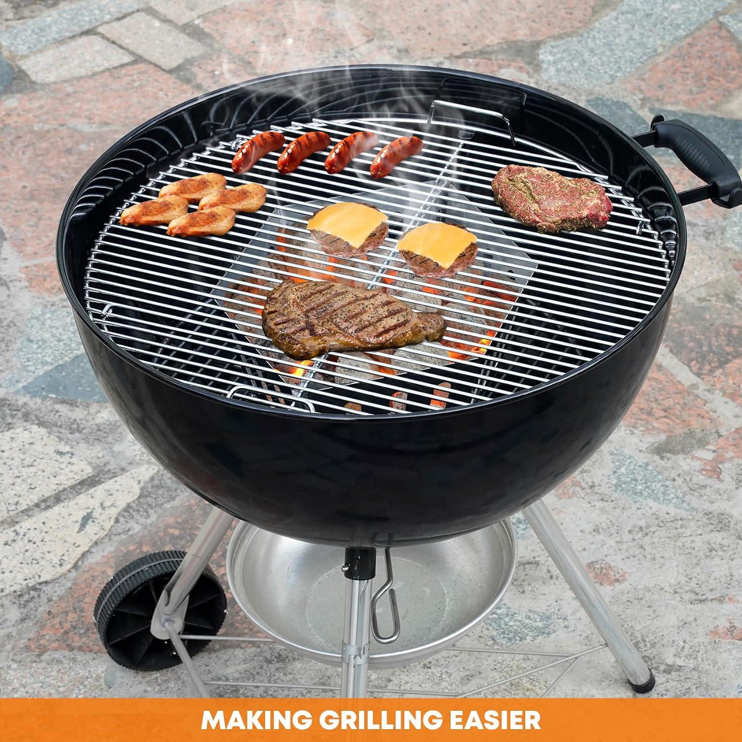 Soporte de Cesta de Carbón Stanbroil para Parrilla Weber 22" y 26"