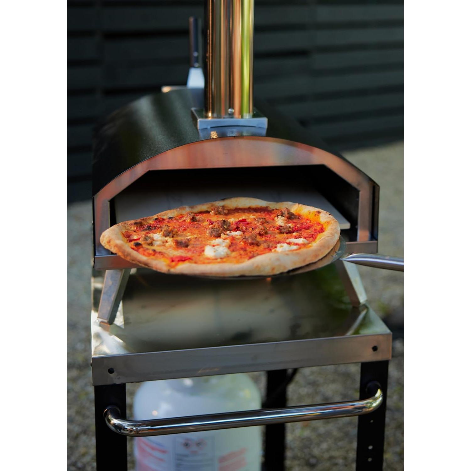Horno de Pizza Exterior Stoke 13" Acero Inoxidable Portátil