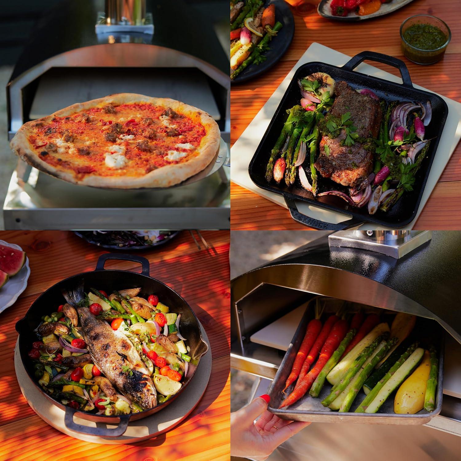 Horno de Pizza Exterior Stoke 13" Acero Inoxidable Portátil