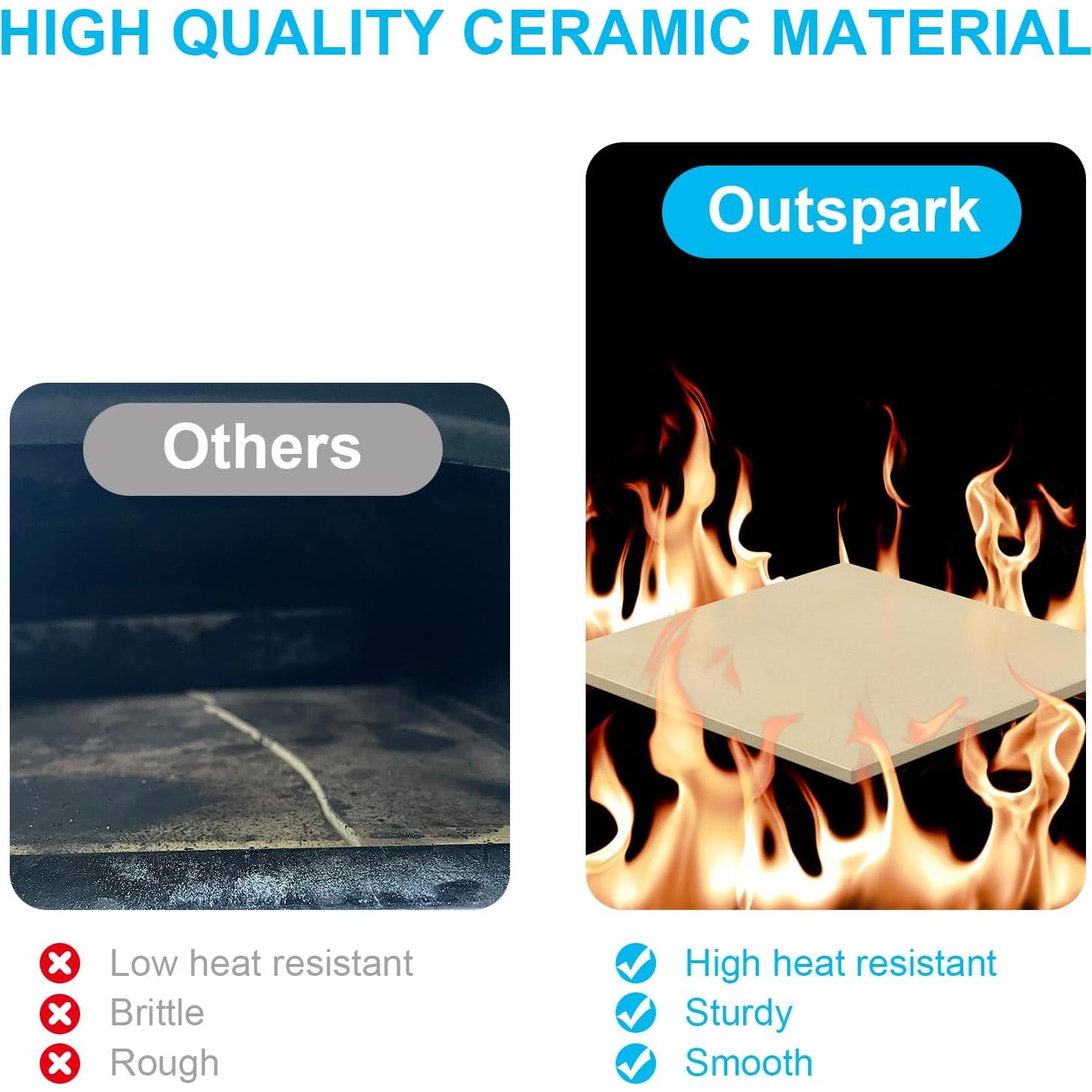 Piedra para Pizza Cuadrada Ooni Karu 12 33.5 cm Cordierita