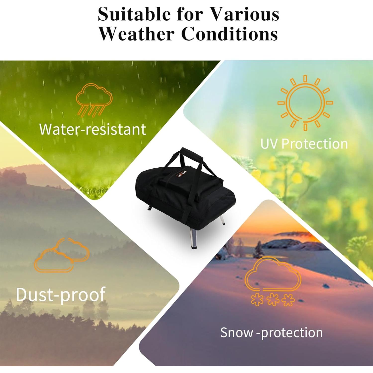 Cubierta para horno de pizza JIESUO Ooni Koda 30.48 cm resistente