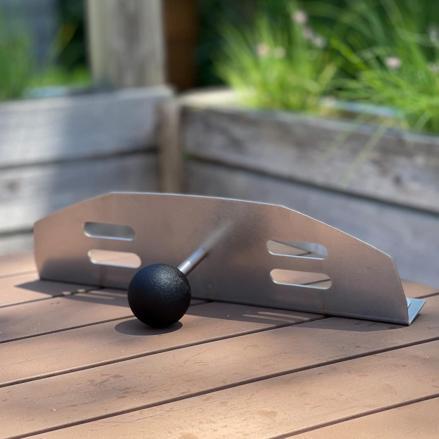 Puerta de Horno de Pizza Raw Rutes para Ooni Koda 12 - Acero Inoxidable