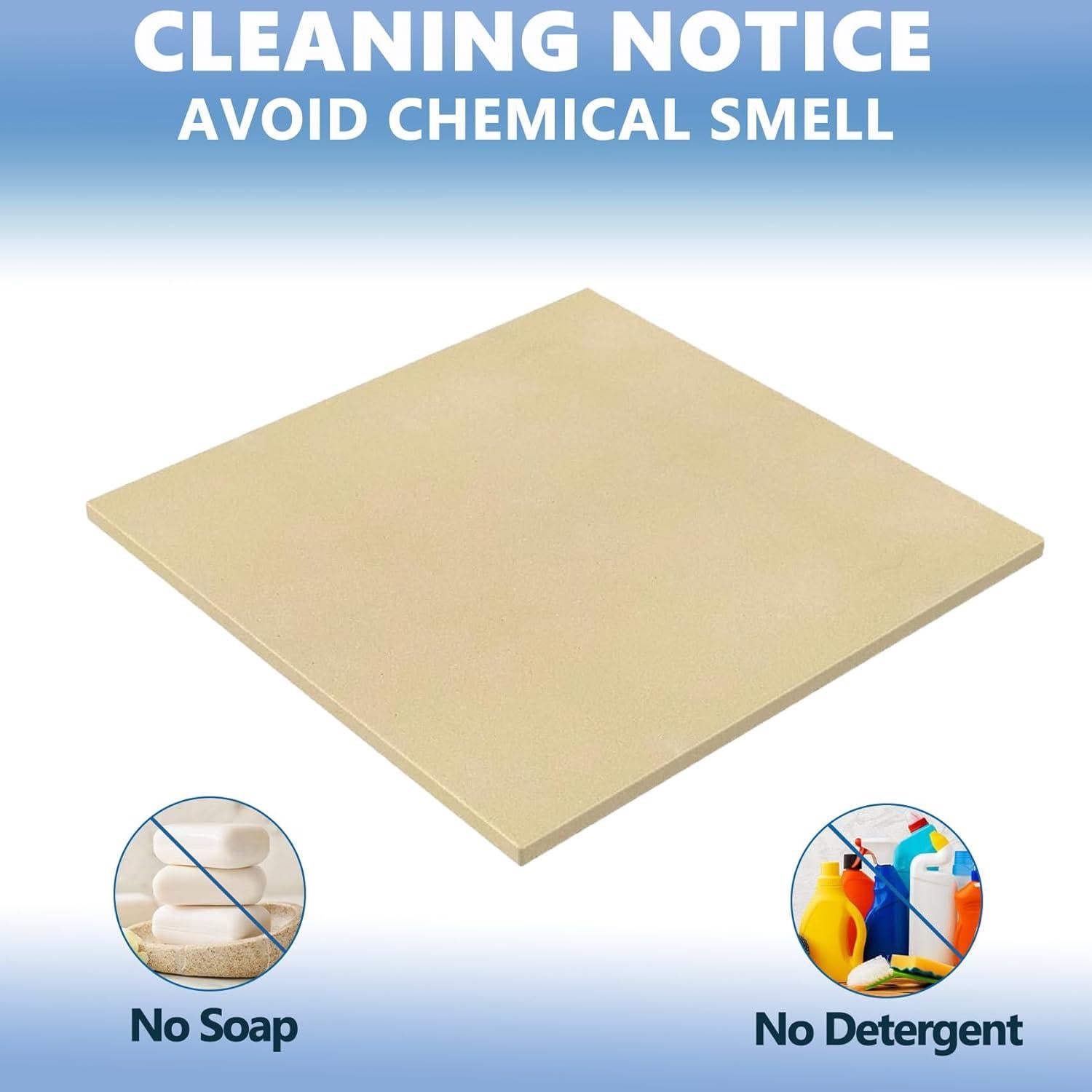 Piedra para Pizza Cuadrada SafBbcue 33.5 cm 1400°F