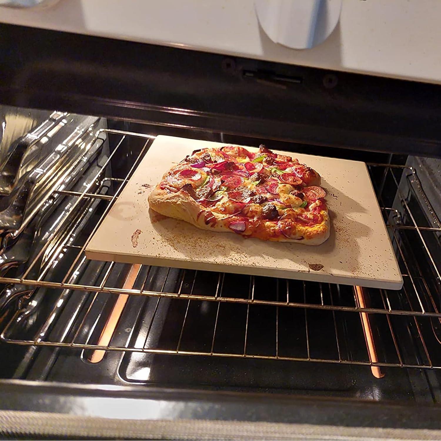 Piedra para Hornear Pizza Cuadrada BMMXBI 33.5 cm Cerámica