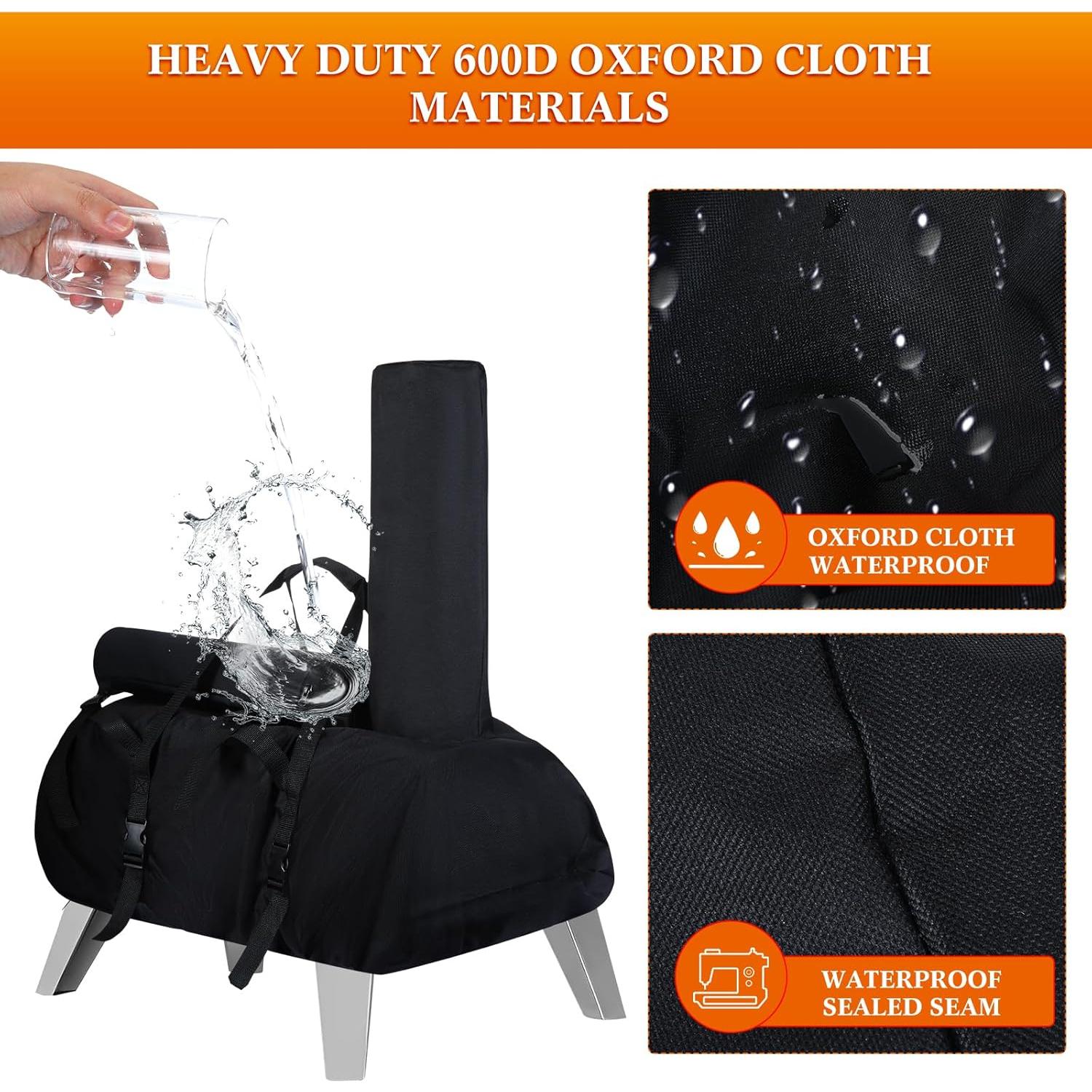 Cubierta para Horno de Pizza Wovnet Karu 12 Impermeable 600D