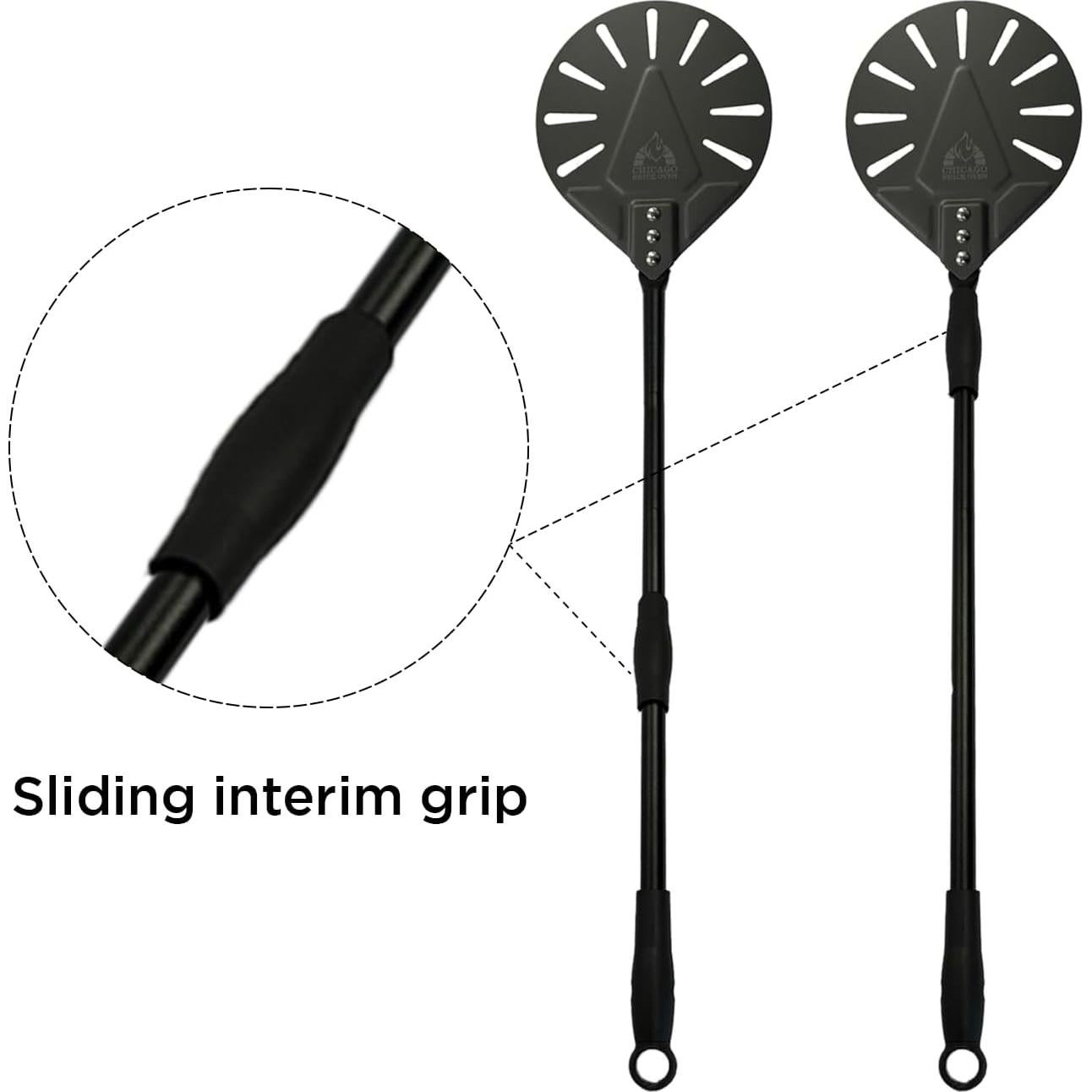 Paleta de Pizza Perforada Giratoria Chicago Brick Oven 17.78 cm