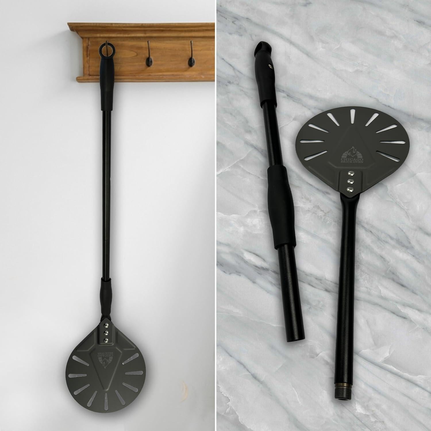 Paleta de Pizza Perforada Giratoria Chicago Brick Oven 17.78 cm