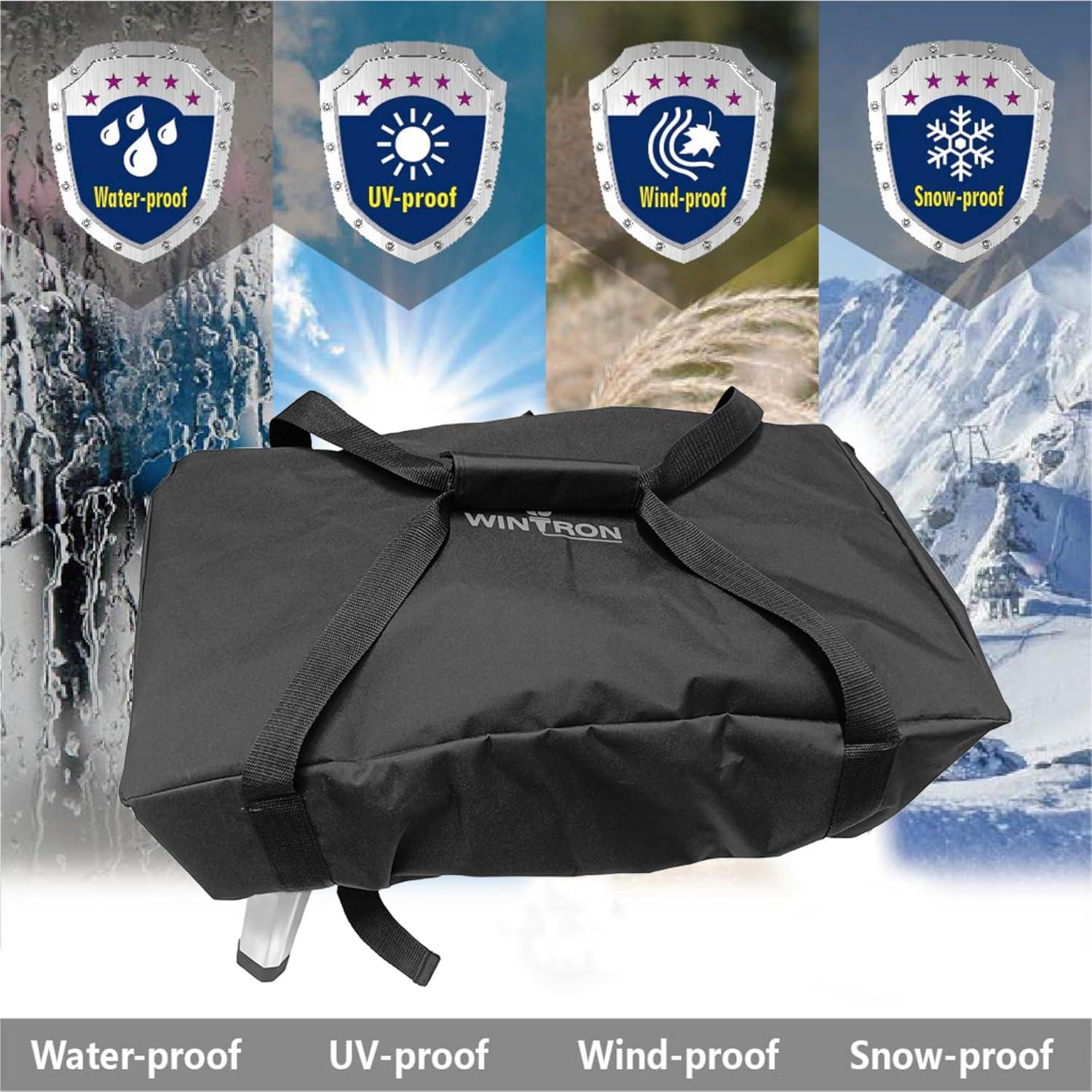 Cubierta para Horno de Pizza WINTRON 12" Impermeable con Asas