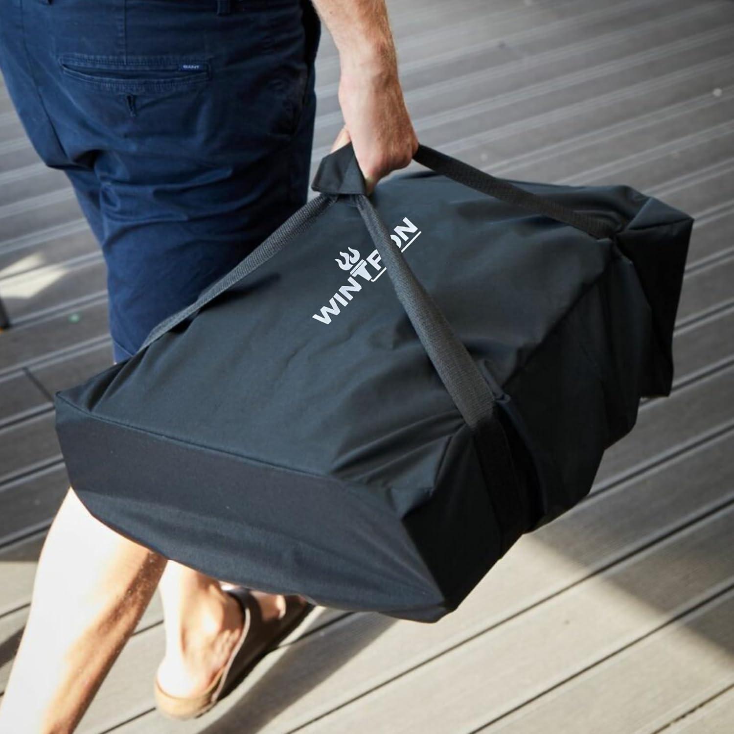 Cubierta para Horno de Pizza WINTRON 12" Impermeable con Asas