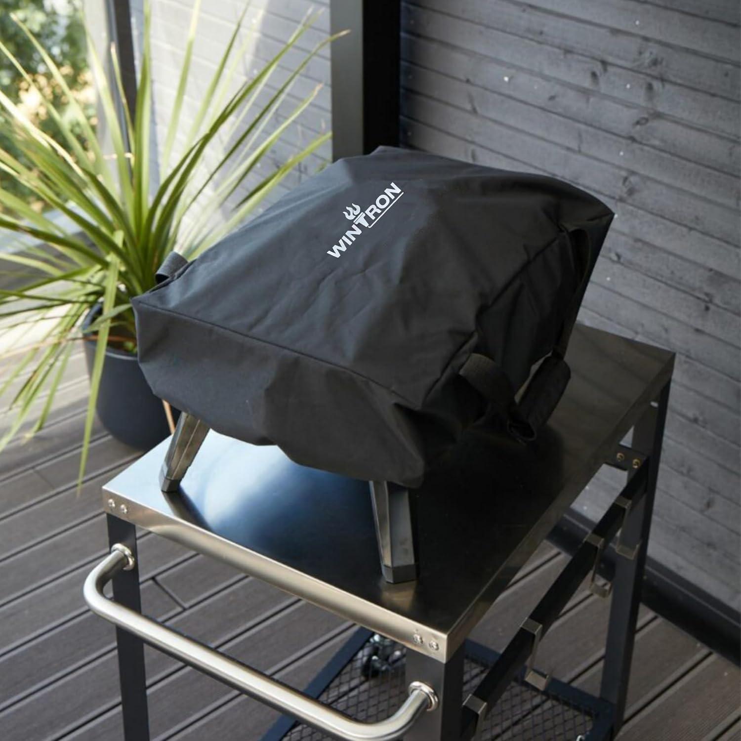 Cubierta para Horno de Pizza WINTRON 12" Impermeable con Asas